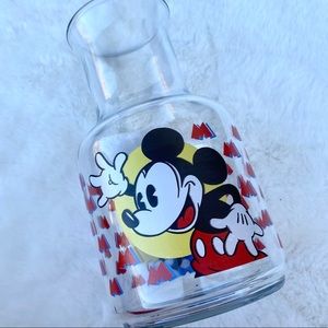 Mickey / Minnie Mouse Disney Jug / Vase / Glass